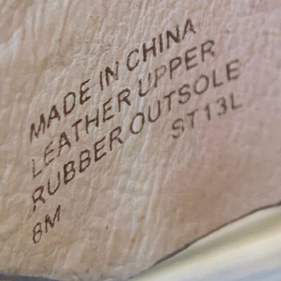 MICHAEL Michael Kors Navy Blue Leather Patent Espadrille Wedges Sz8 - Picture 16 of 16